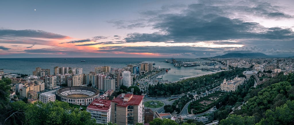 Malaga, Spain, cityscape